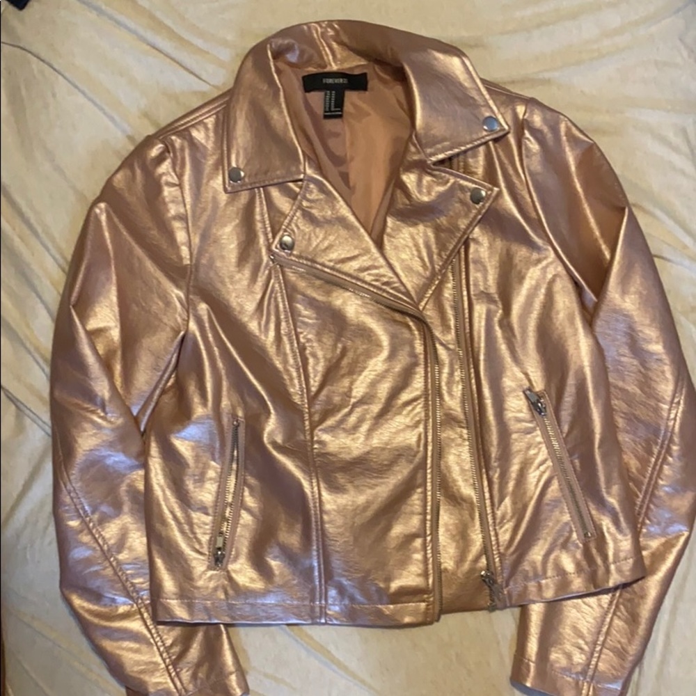 Forever 21 faux leather jacket